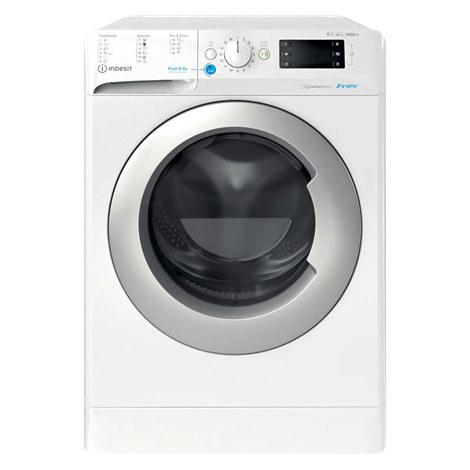 INDESIT | BDE 86435 9EWS EU | Washing machine with Dryer | Energy efficiency class D | Front loading | Washing capacity 8 kg | 1 - 3